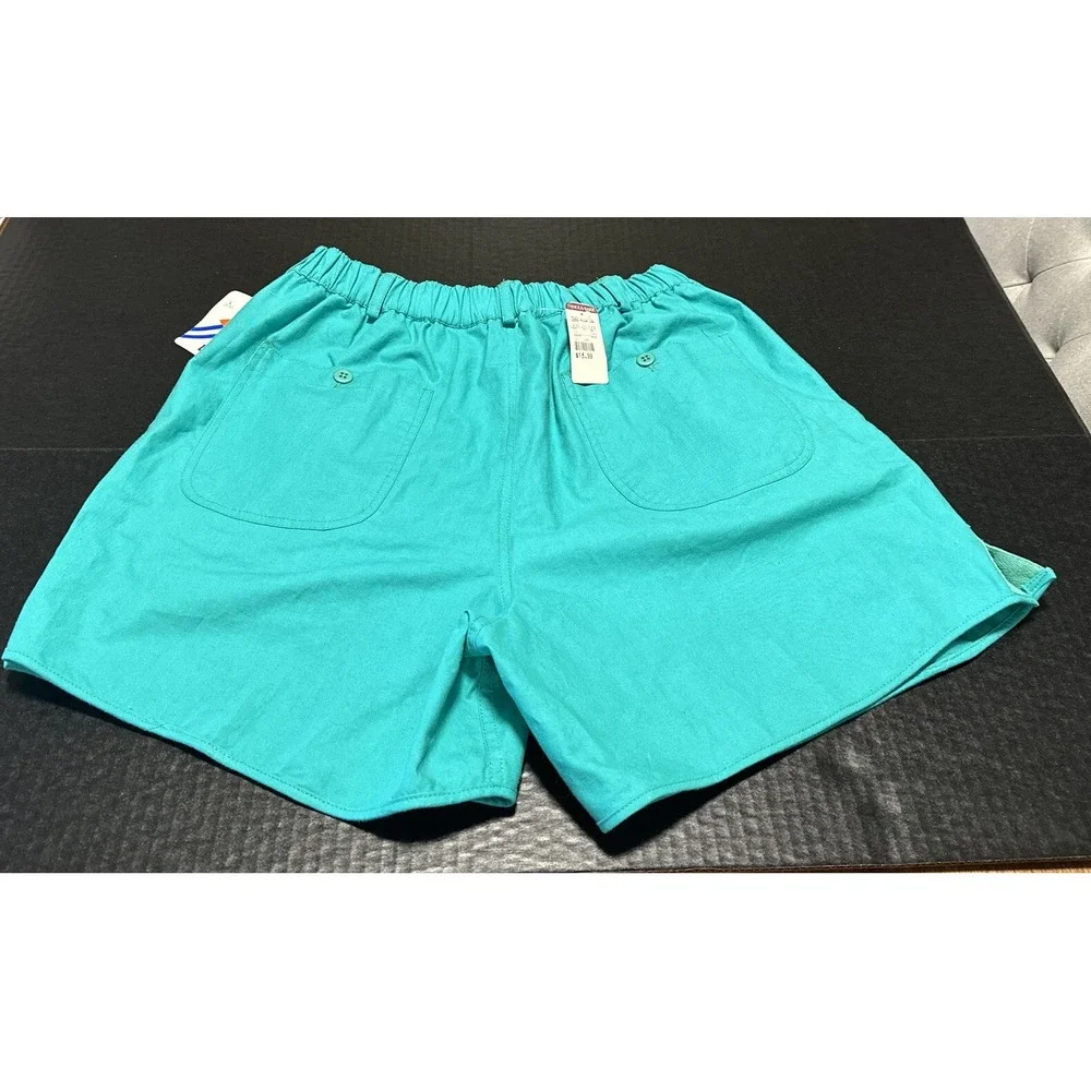Vintage Men's Shorts‎ Winners Size Large Teal Famous Barr Men's Shorts